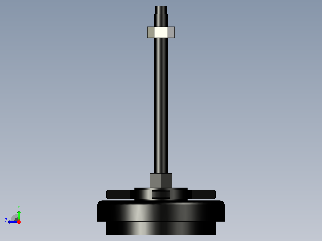 脚轮脚杯3D  WAM04-D140-M16-L175.x_t右视图