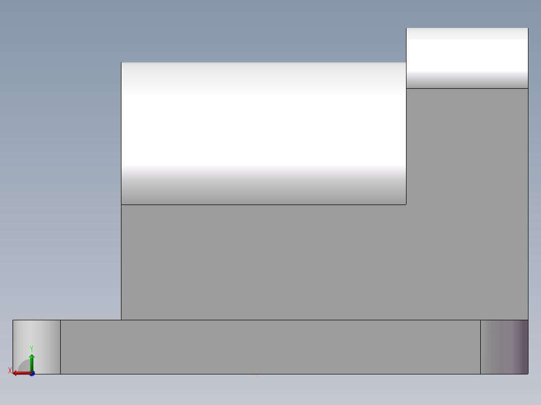 练习阀座后视图