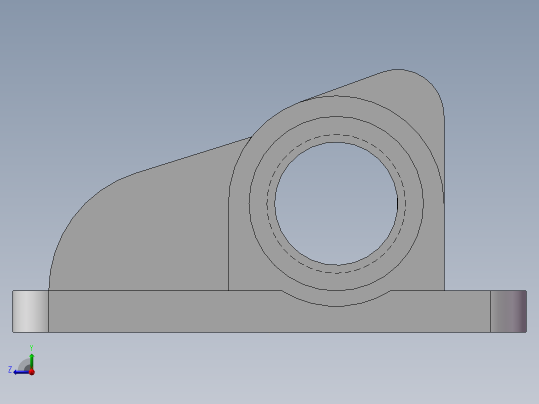 练习阀座右视图