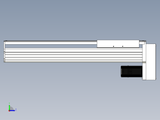 Toyo东佑达直线模组-ETH22-450-BM-400W左视缩略图