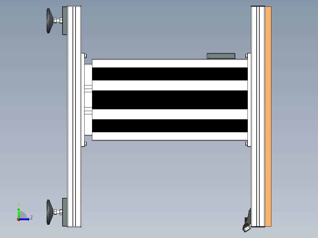 升降台电动左视图