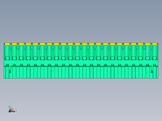 DEGSON 2EDG 系列 5.0mm 可插拔接线端子组-2EDGKD-5.0-22P-14-00AH前视缩略图