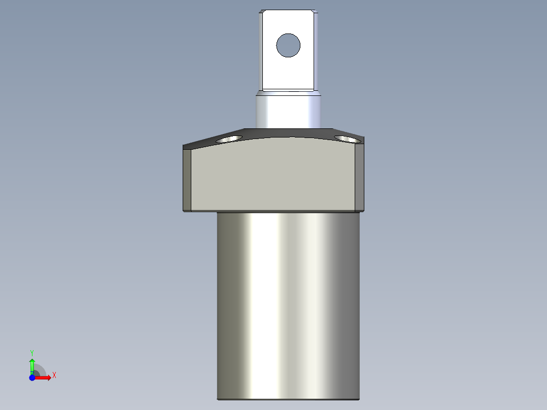 KOSMEKLHS0480-Sx-P多系列多零件图纸模型前视图
