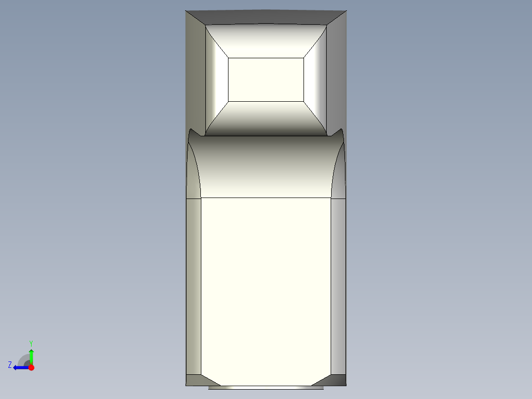T把手L.652p-3D多系列多零件图纸模型右视图
