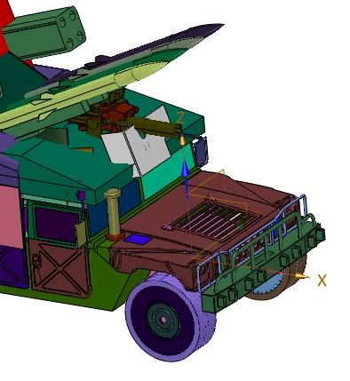 战场万金油多功能悍马车