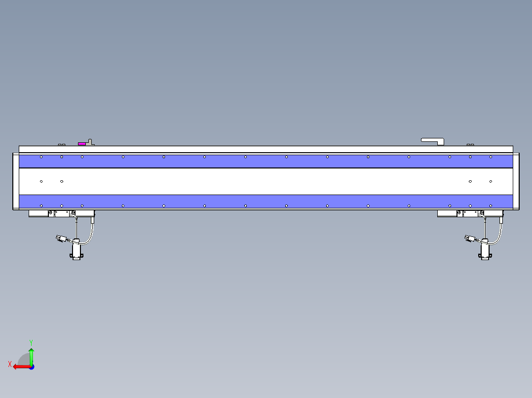 威洛博VL系列直线电机模组-2VL14S2-S800后视图