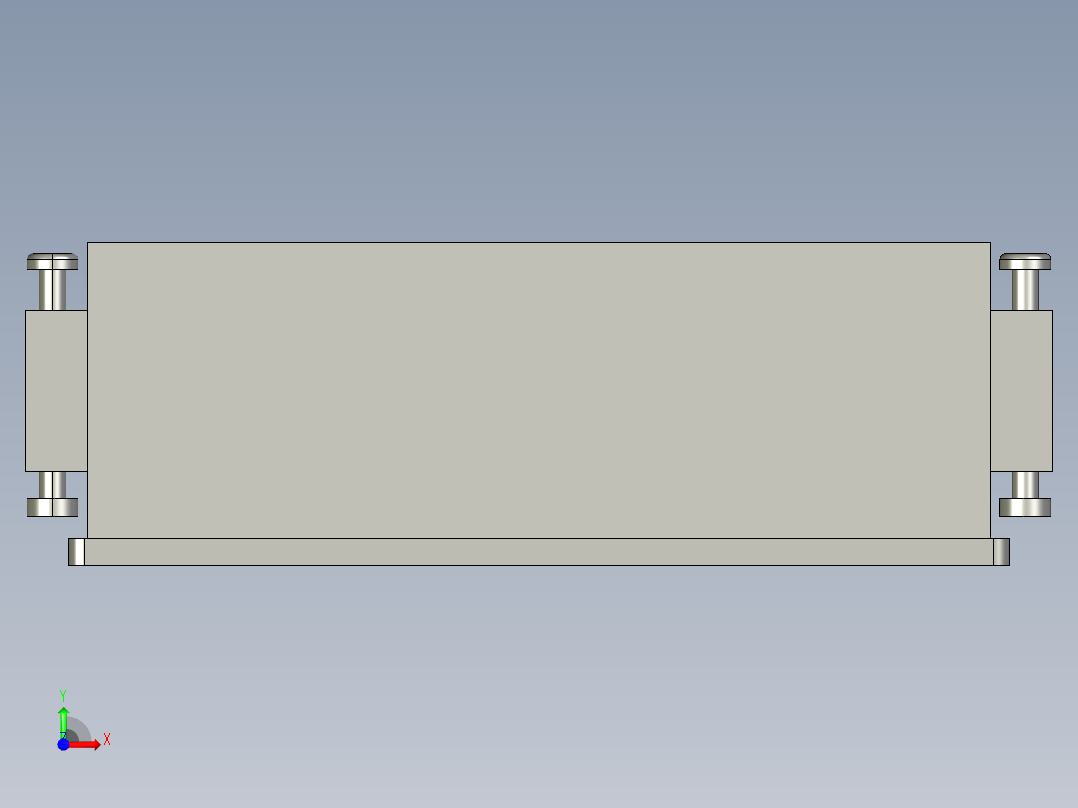 基恩士CV-551_kc图纸模型前视图