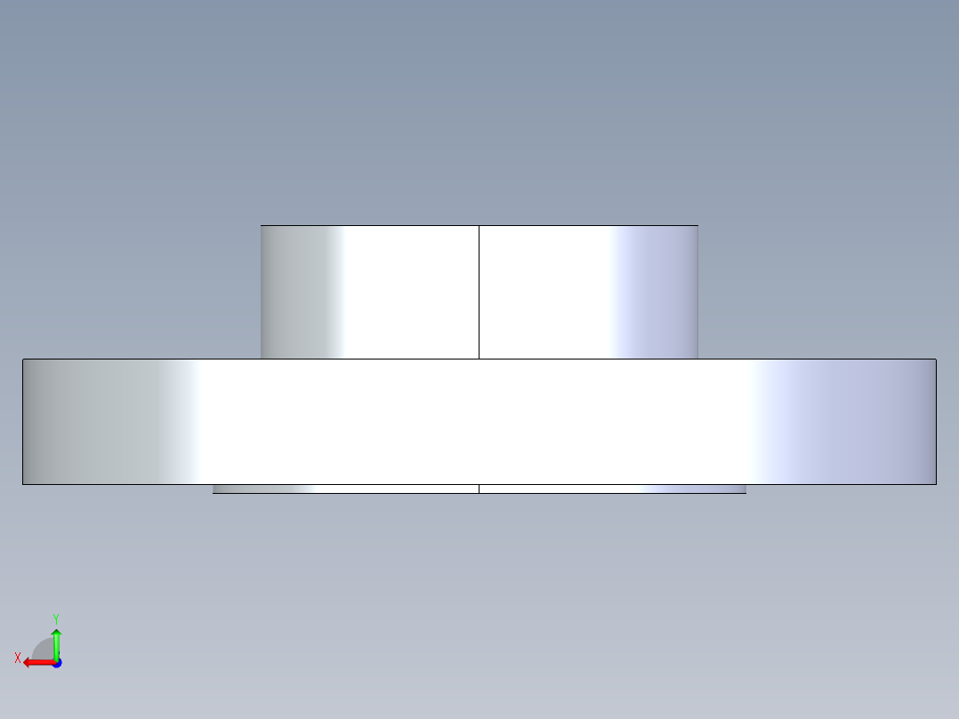 CPVC管件26-Sch80_Flange Vanstone_SOC_9854-020_2in后视图