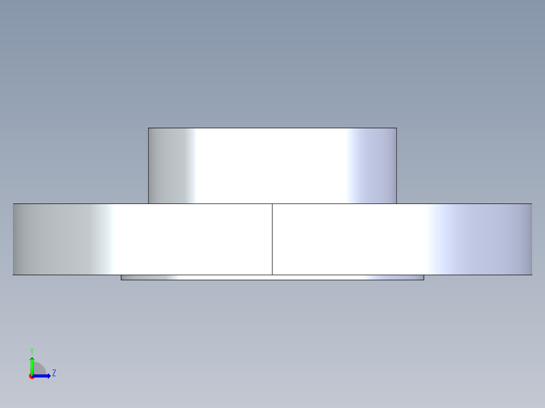 CPVC管件26-Sch80_Flange Vanstone_SOC_9854-020_2in左视图