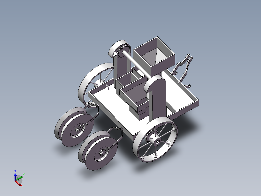 马铃薯播种机设计-土豆种植机设计（含三维SW+CAD图纸+说明）