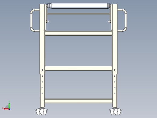 柔性滚筒输送机flexible-roller-conveyor-2-igs cgr stp后视缩略图