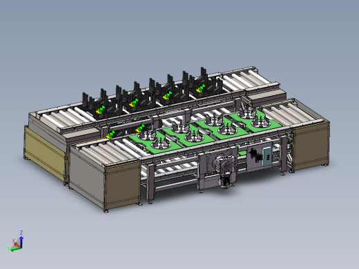 重载辊筒双层输送机