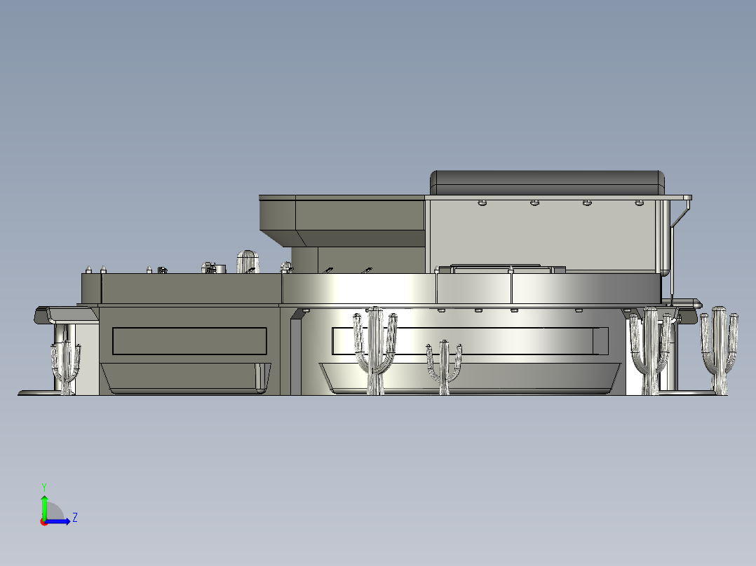 沙漠绿洲左视图
