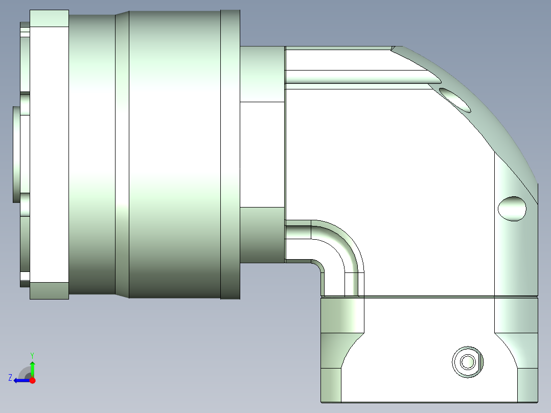 直齿孔ZPLF120-L2 19-70-90-M6右视图