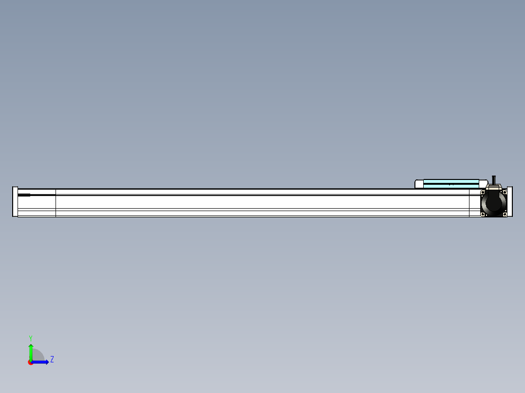 欧规系列-LB6A-L130-S850-BR-ZP40-C3左视图