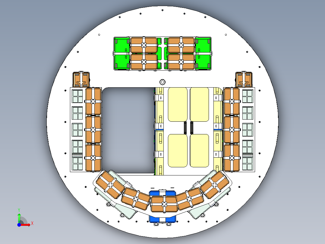 太空货物存储运输机构2前视图