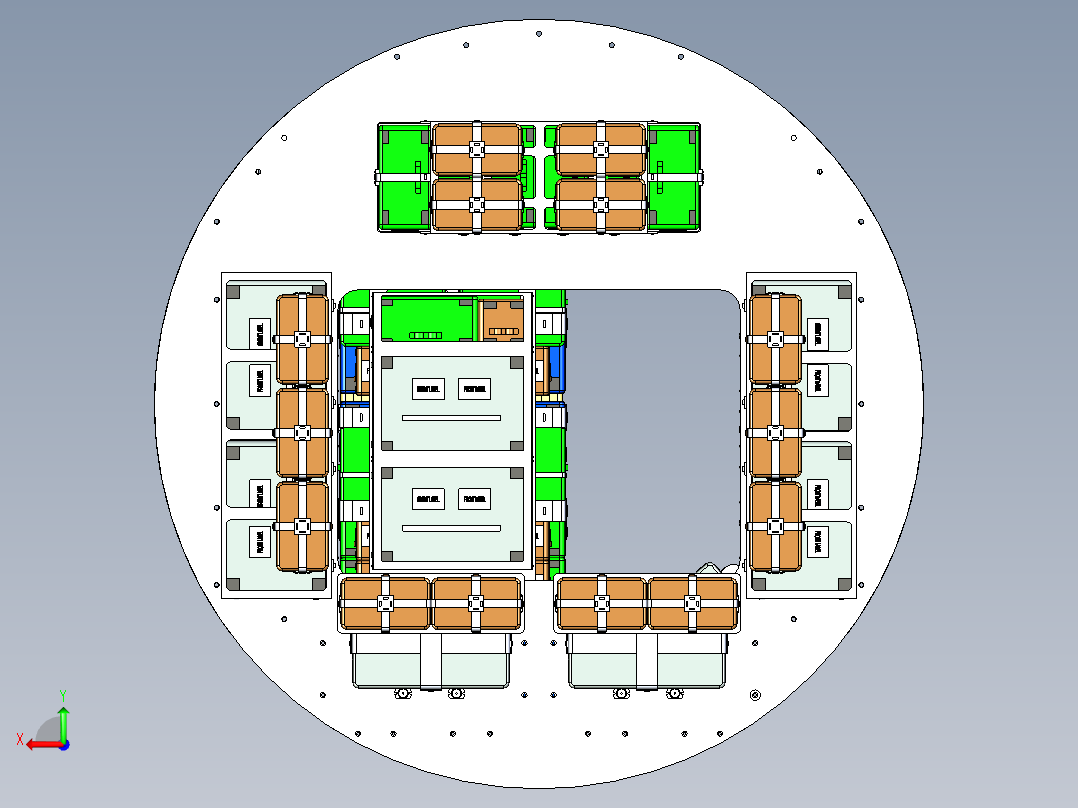 太空货物存储运输机构2后视图