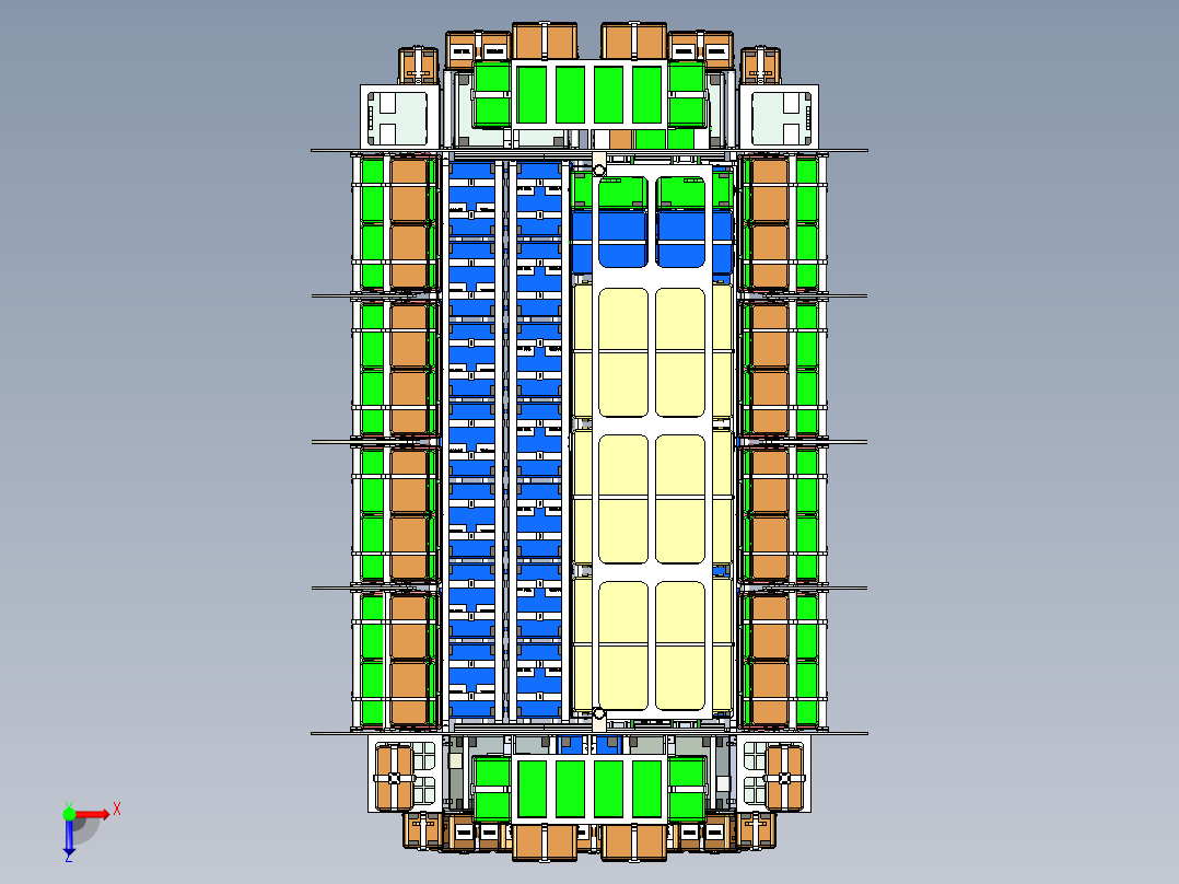 太空货物存储运输机构2俯视图