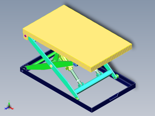 剪刀式液压升降平台