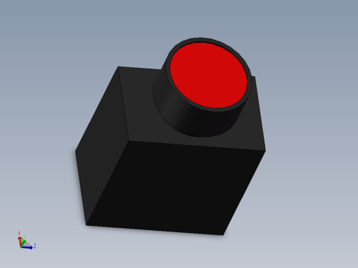 按钮（红色） B22-GA11-511-0_2