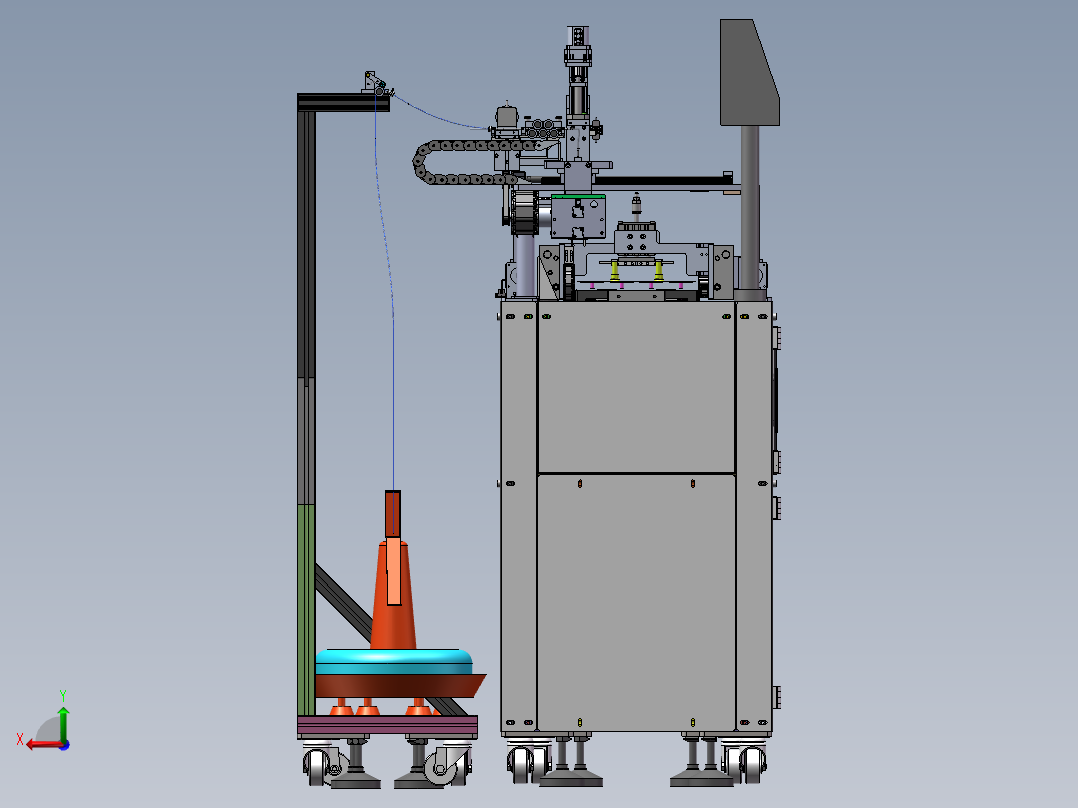 灯板自动插线设备sw18可编辑后视图