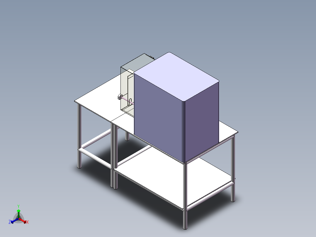 单试管自动注液混合去盖上料检测sw22可编辑正等轴测图