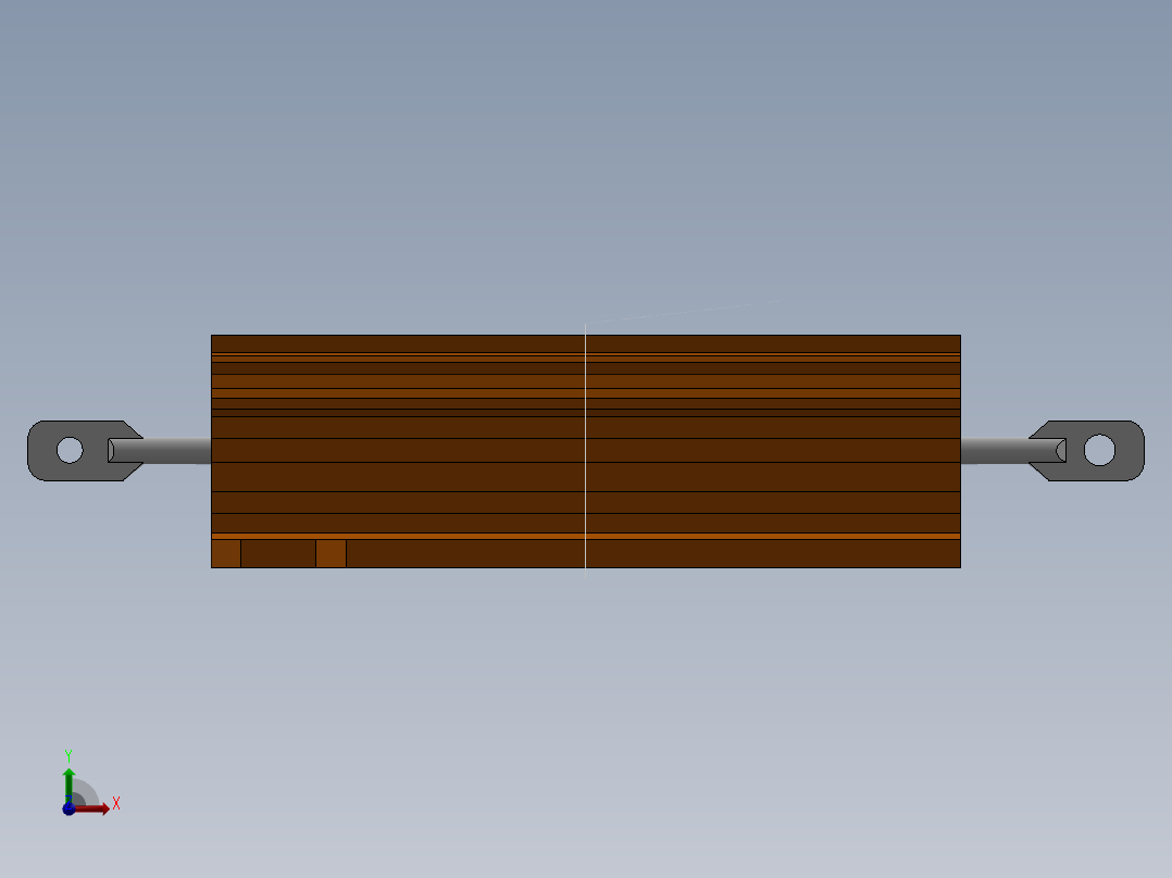 功率电阻前视图