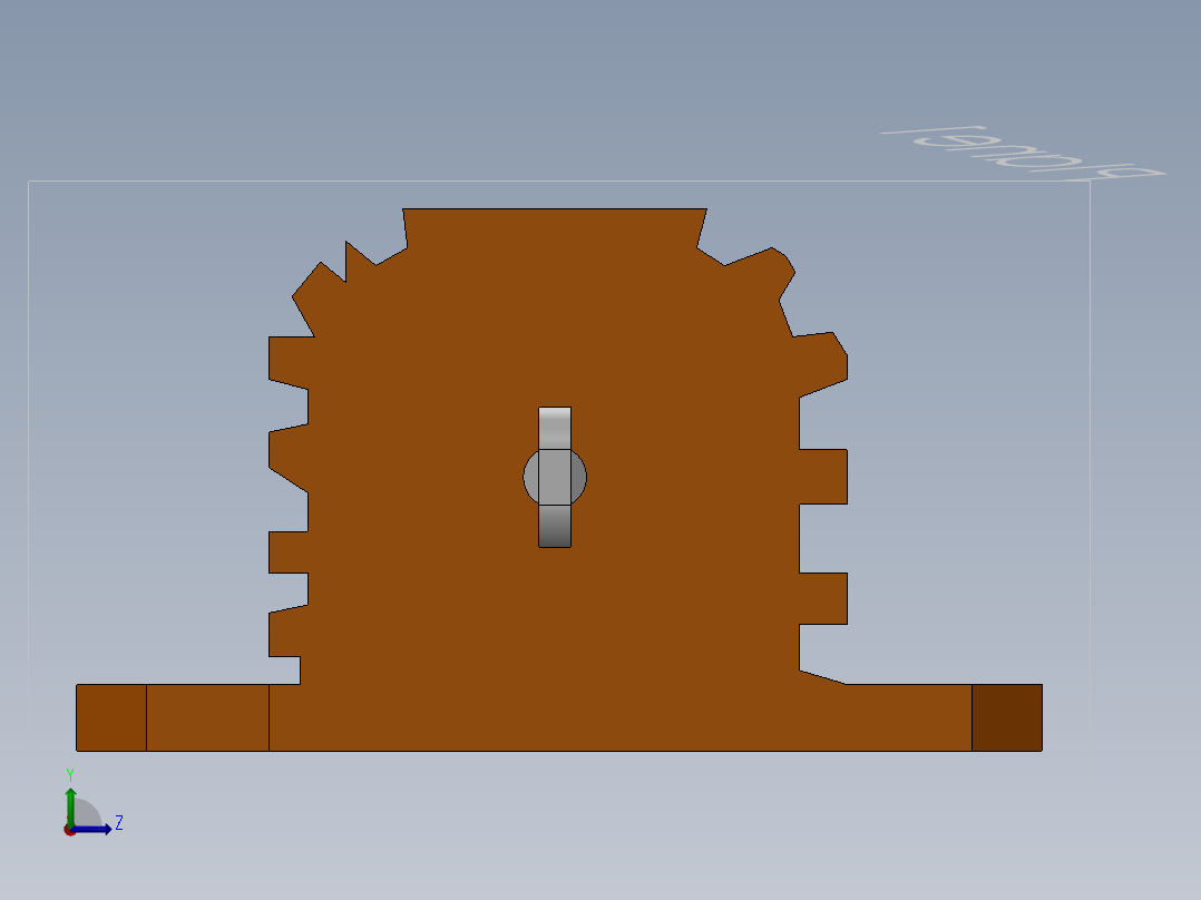 功率电阻左视图