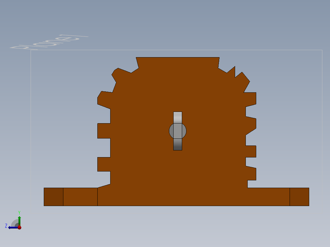 功率电阻右视图
