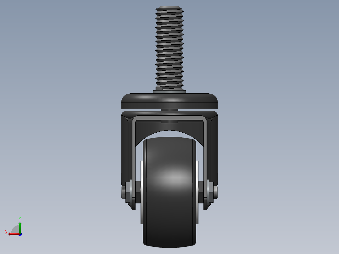 万向轮、脚轮后视图