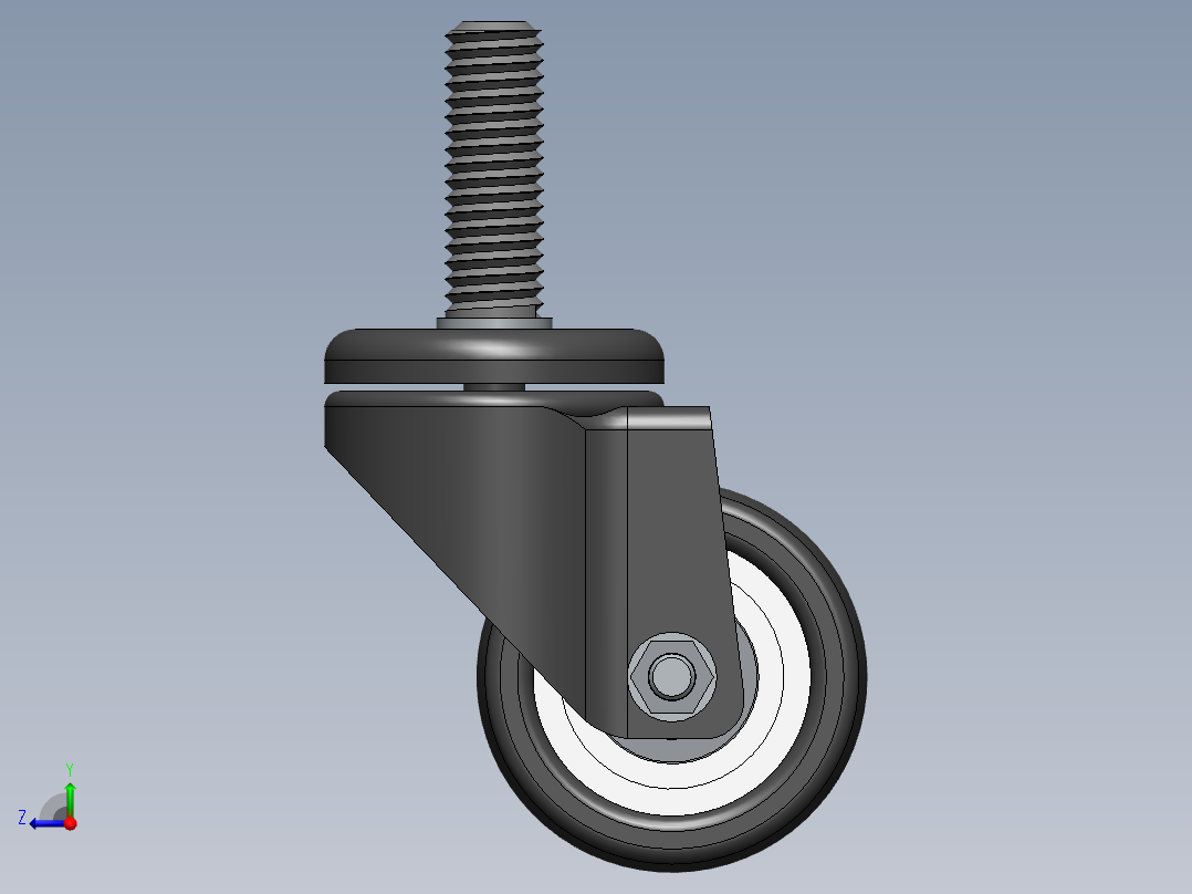 万向轮、脚轮右视图