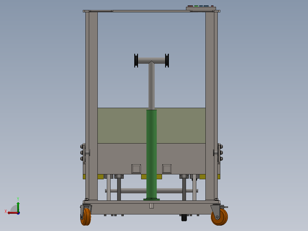 剪叉式升降机 、升降机(84)后视图