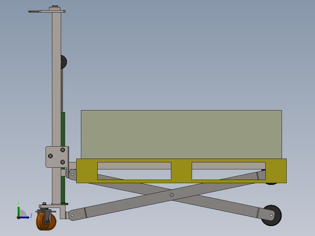 剪叉式升降机 、升降机(84)左视图