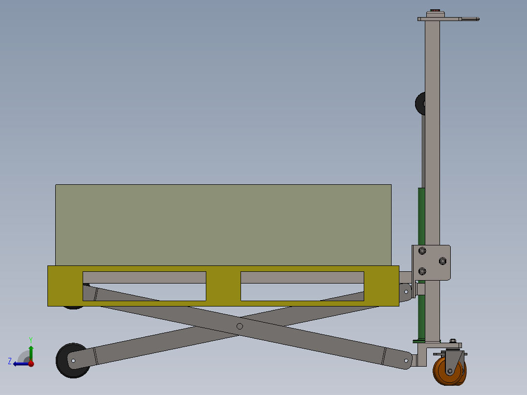 剪叉式升降机 、升降机(84)右视图