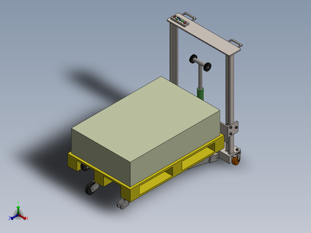 剪叉式升降机 、升降机(84)正等轴测图