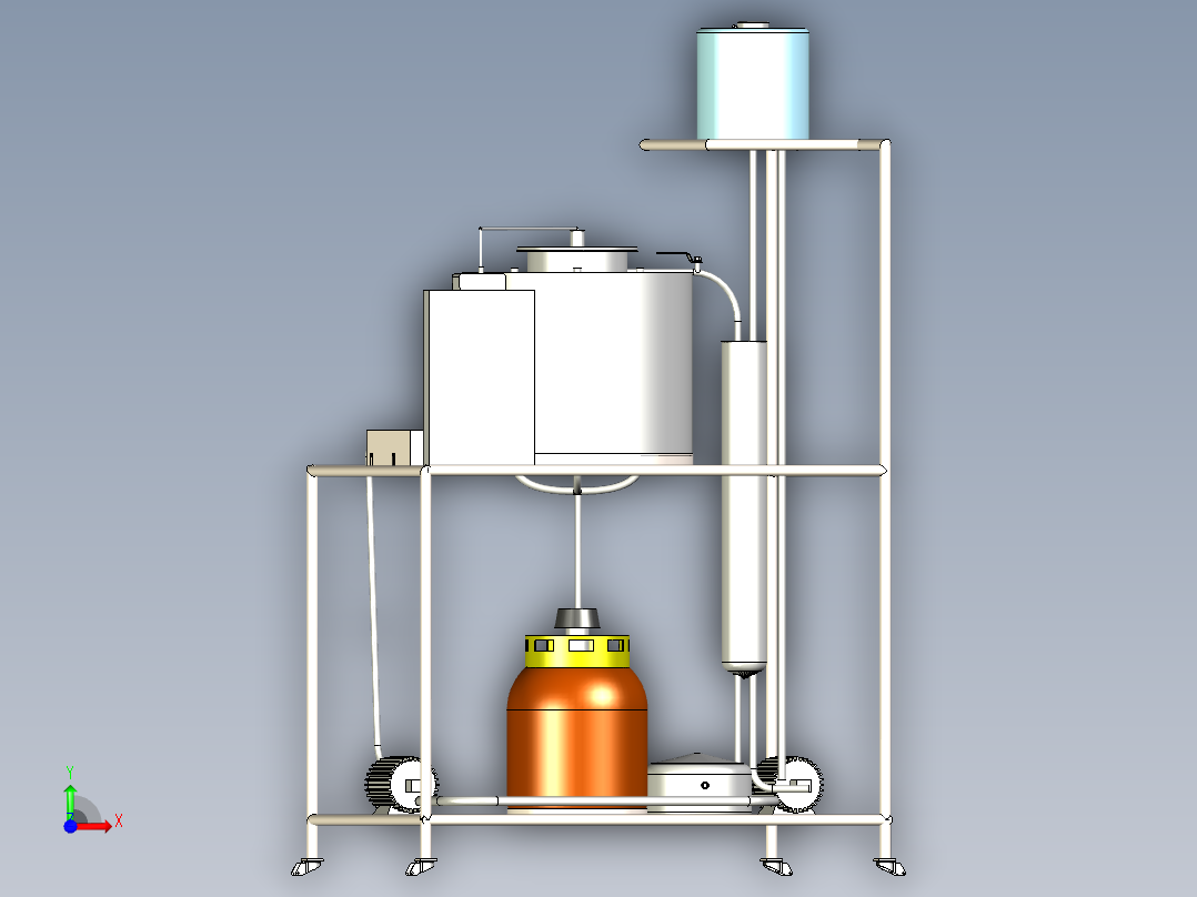 B2004776-热解分析的实验装置前视图
