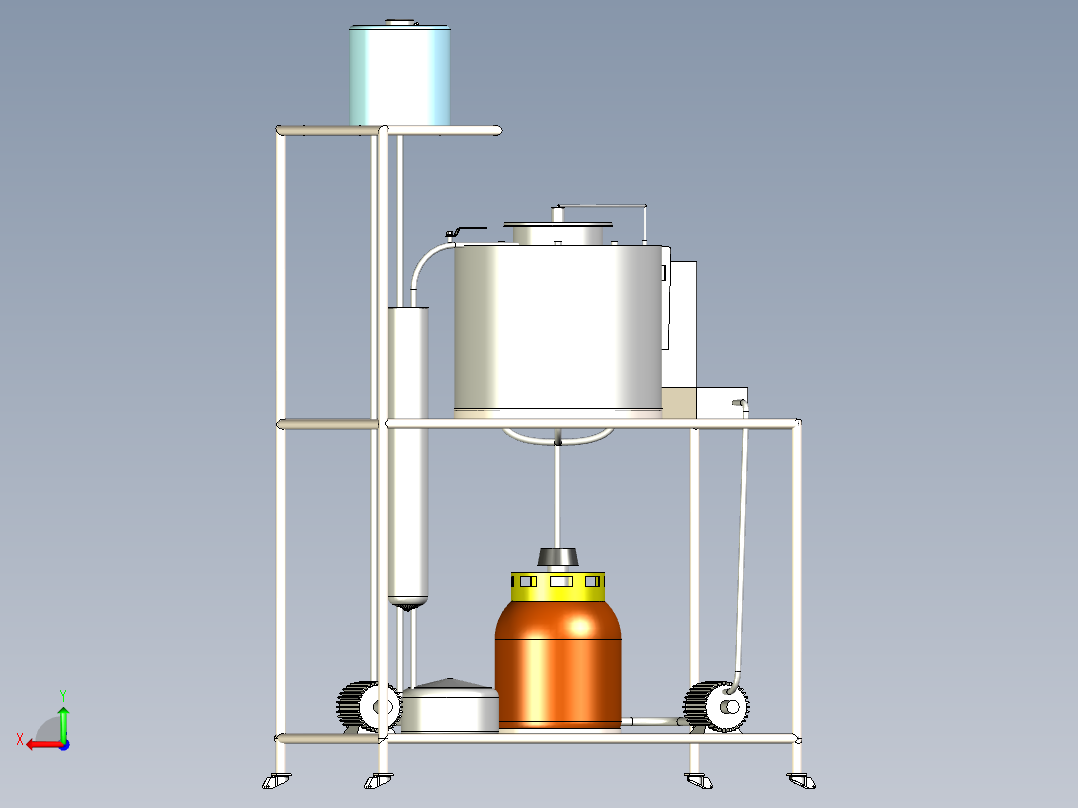B2004776-热解分析的实验装置后视图