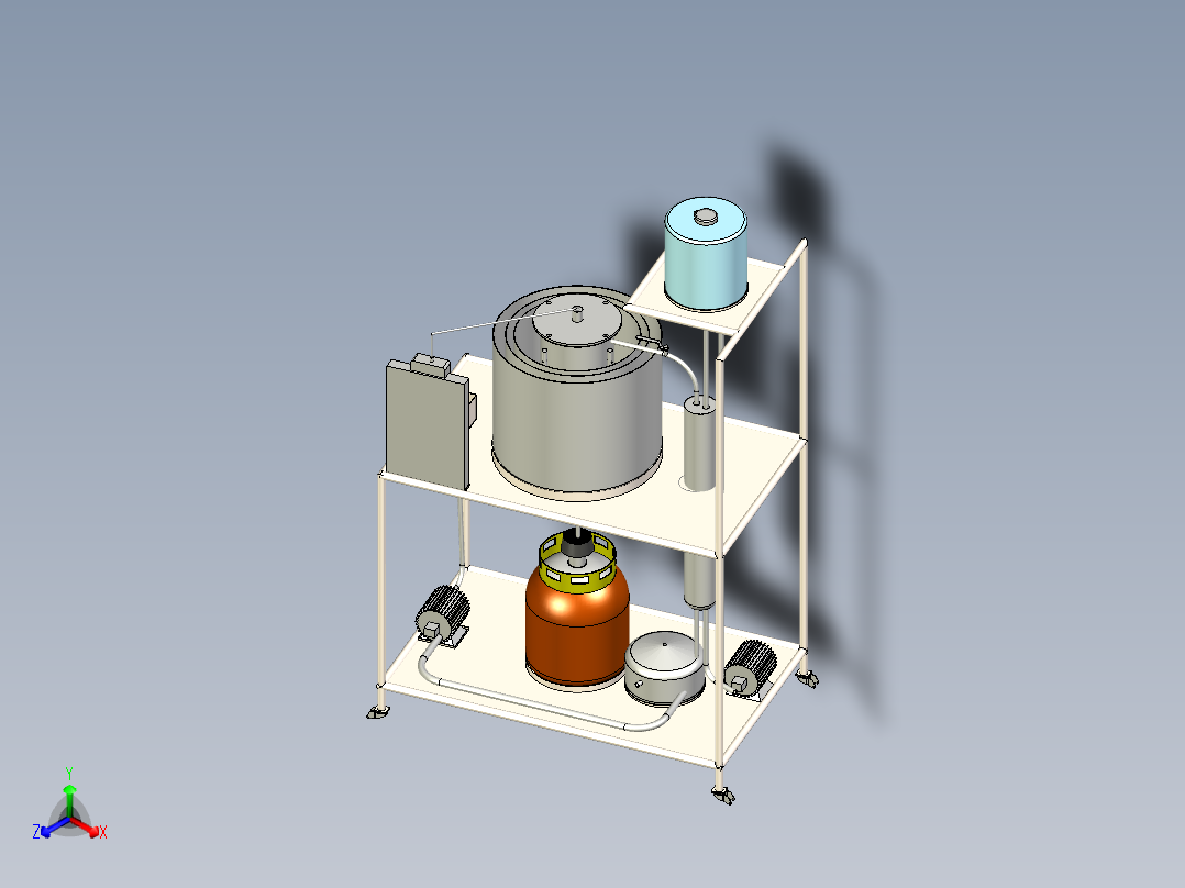 B2004776-热解分析的实验装置正等轴测图