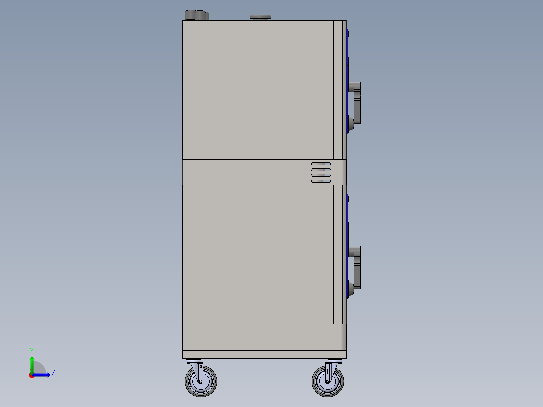 A2004087-恒温恒湿机左视图