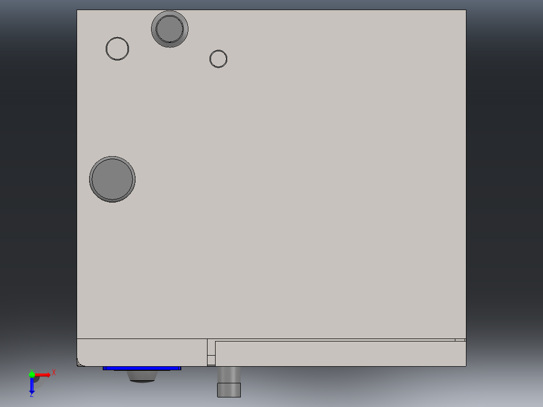 A2004087-恒温恒湿机俯视图