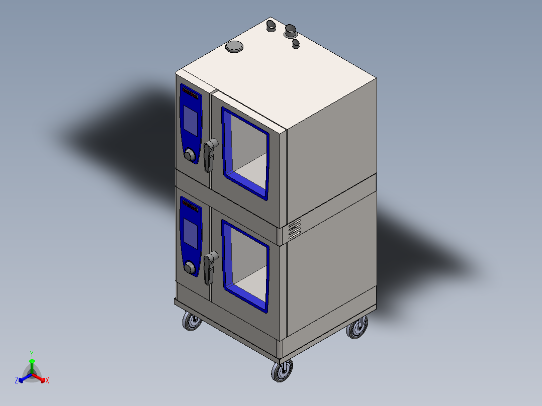 A2004087-恒温恒湿机正等轴测图
