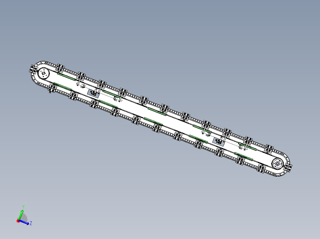 椭圆同步带T23圆弧300中心距300工位数24