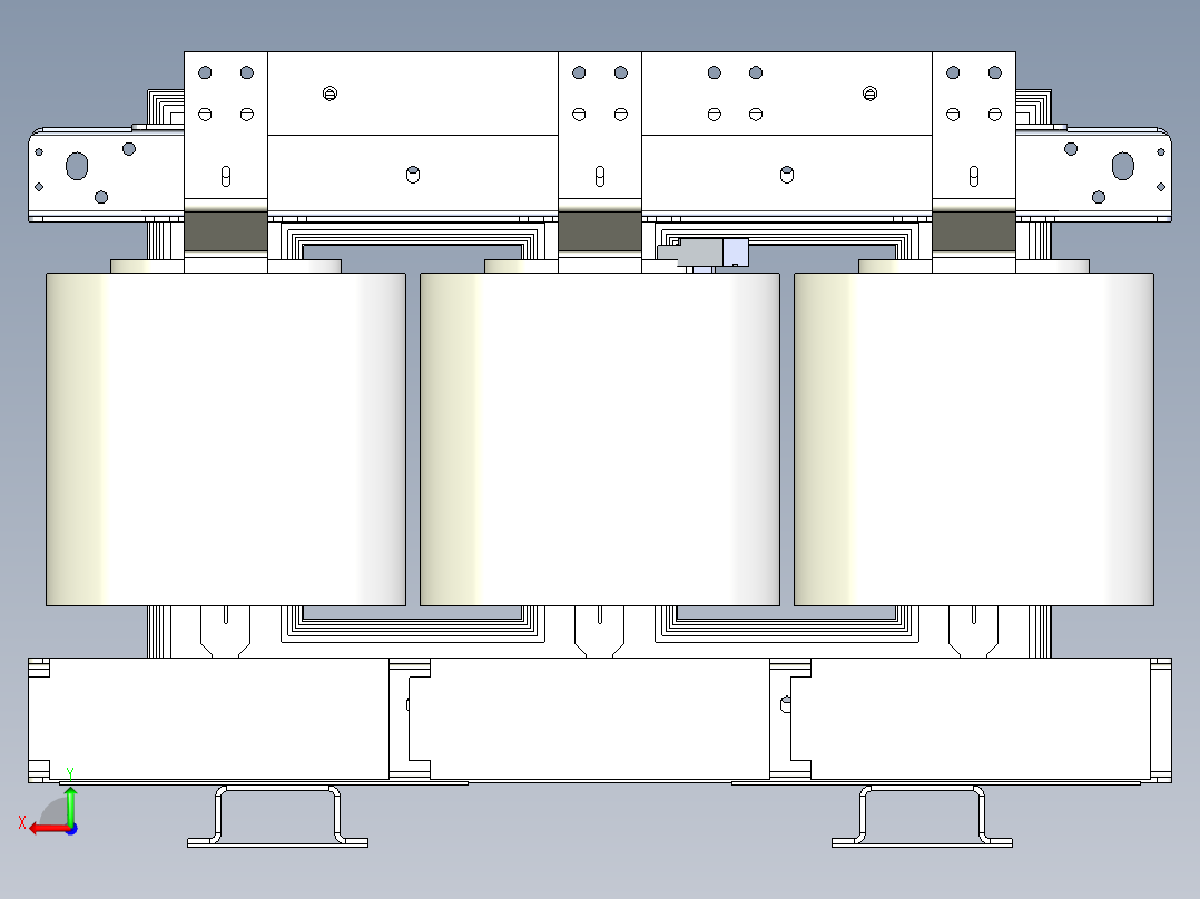 干变变压器后视图