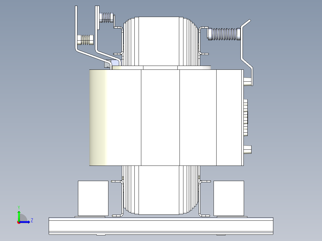 干变变压器左视图