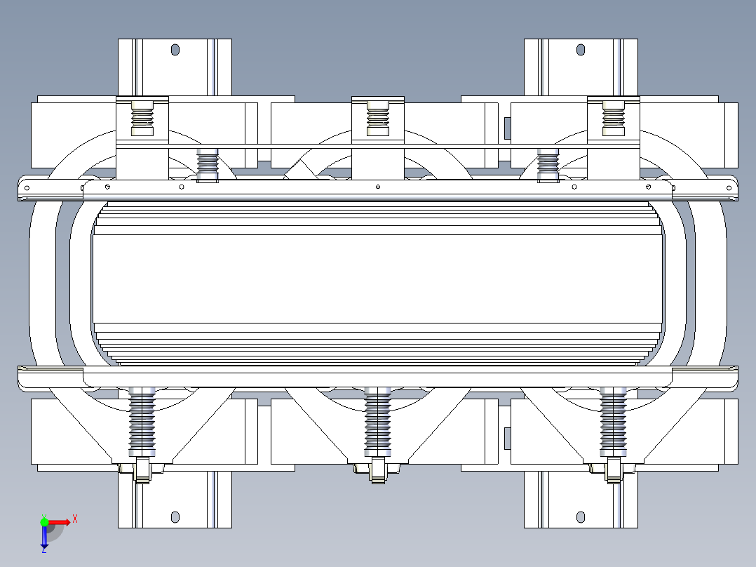 干变变压器俯视图