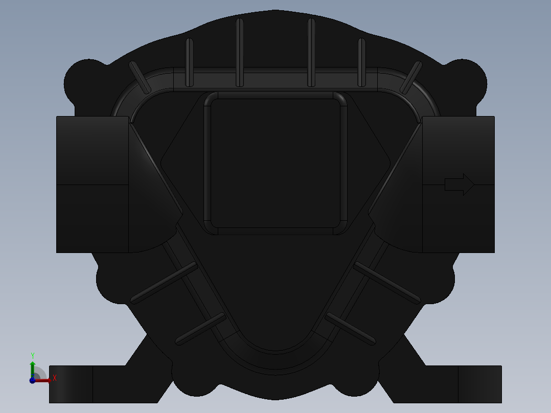 2.1 G.P.M旁通泵模型前视图
