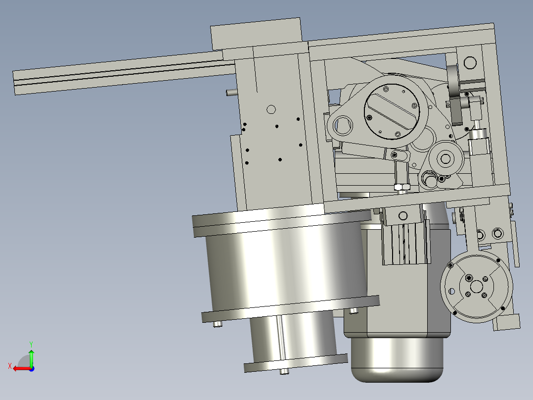 机头新防脱摆动式后视图
