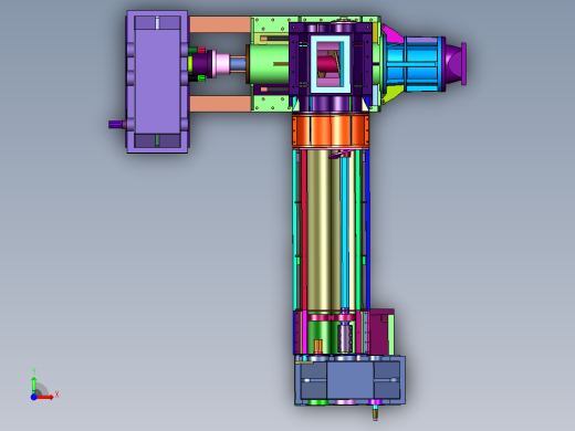 全自动液压压砖机前视缩略图