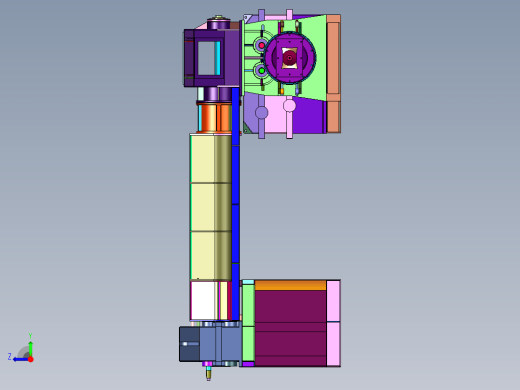 全自动液压压砖机右视缩略图