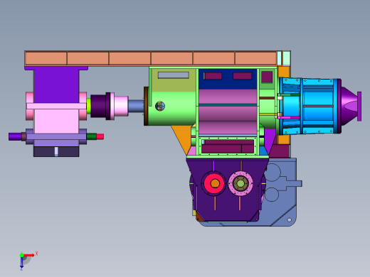 全自动液压压砖机俯视缩略图